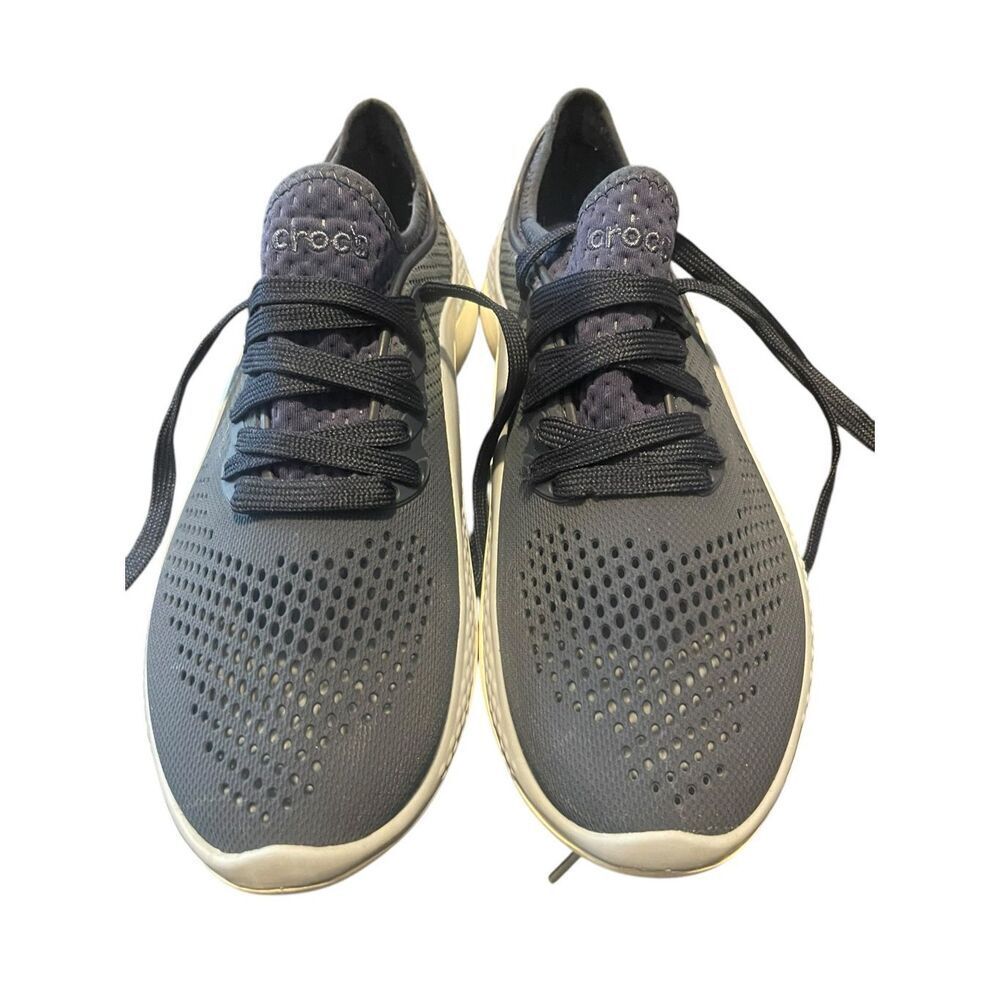 Crocs Womens Blue Lace Up LiteRide 360 Pacer 206705 Sneaker Casual Shoes Size 9W